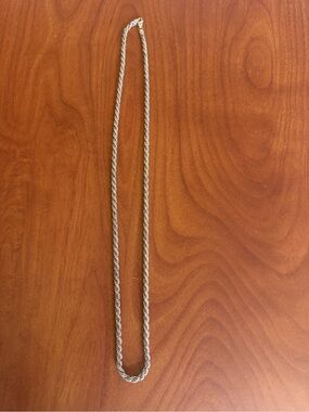 Silver Rope Necklace